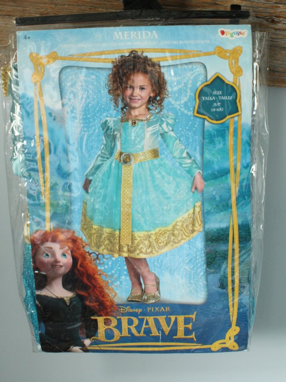 Disney Brave Size s 4-6x Merida Costume Dress